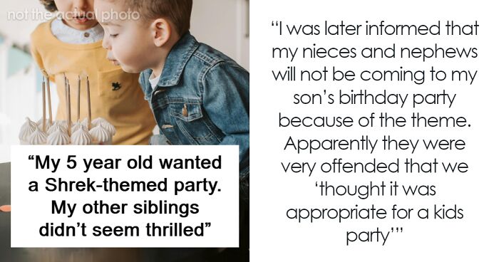5YO Wants A Shrek-Themed Party, His Cousins Can’t Come Due To Parents’ Religious Views