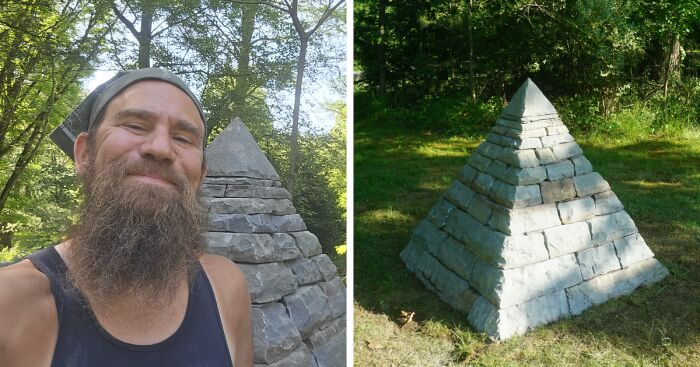 I Built A Stone Pyramid In New York