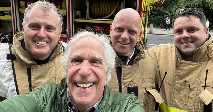 Henry Winkler Unexpectedly Appears On The News After Being Evacuated With Hotel Guests Due To Fire