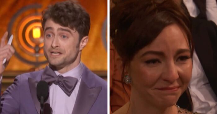 Daniel Radcliffe’s Girlfriend In Tears As He Thanks Her And Son While Accepting First Tony Award