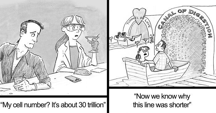 30 Hilarious One-Panel Comics By This Biology Professor