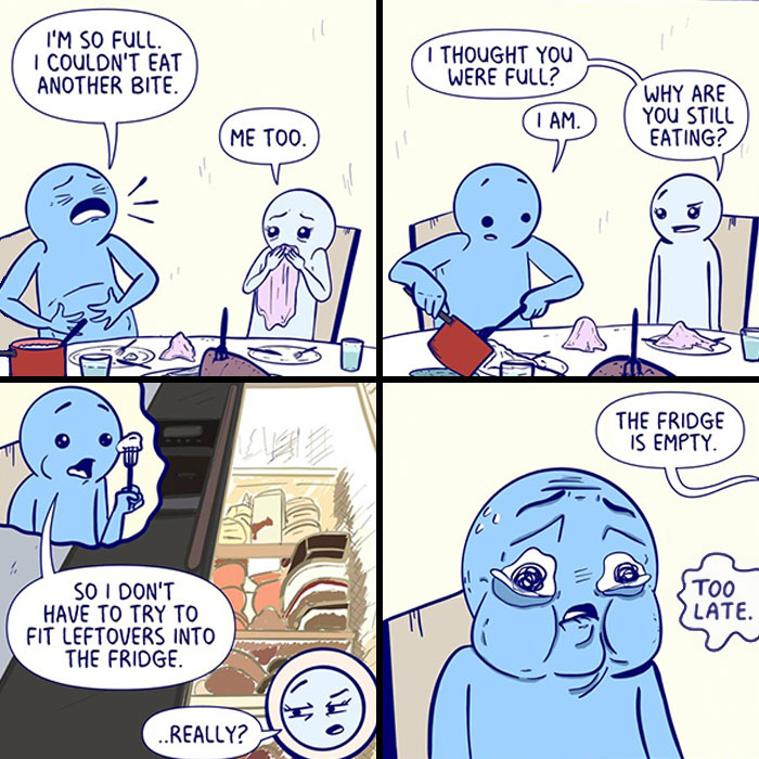 24 Hilarious Comics Depicting Everyday Life And This Artist’s Relatable Relationship Quirks (New Pics)