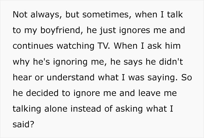“I Am Getting Extremely Disappointed With My Boyfriend”: GF Exhausted As BF Keeps Ignoring Her Needs “I Am Getting Extremely Disappointed With My Boyfriend”: GF Exhausted As BF Keeps Ignoring Her Needs