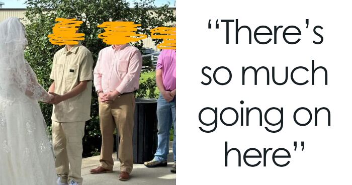 Groom’s “Prison Suit” Is Just The Tip Of The Iceberg In This Brutally Roasted Wedding Pic