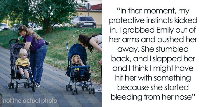 “She Started Screaming That I Assaulted Her”: Karen Gets A Face Slap After Grabbing This Mom’s Baby