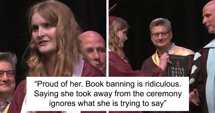 Student Hands Superintendent Copy Of “The Handmaid’s Tale” At Graduation After District Banned It