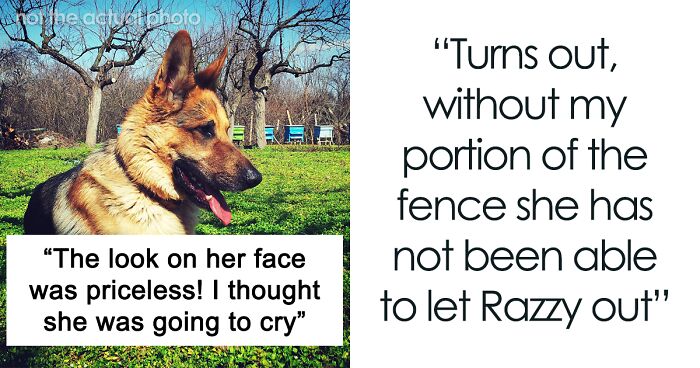 Annoying Woman Threatens To Sue Neighbor Over A Fence, Regrets It When He Tears It Down