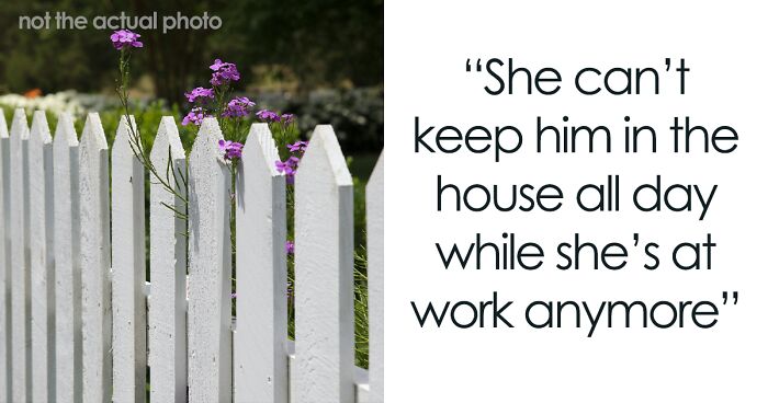Neighbor Refuses To Build A New Fence After Woman Demands He Move It 9 Inches