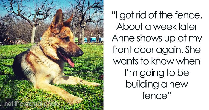 Neighbor Refuses To Build A New Fence After Woman Demands He Move It 9 Inches