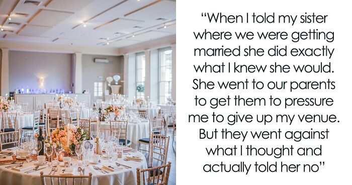 Bride Knows Sis Will Want To Steal Her Wedding Venue, Plays It To Her Advantage For Free Honeymoon