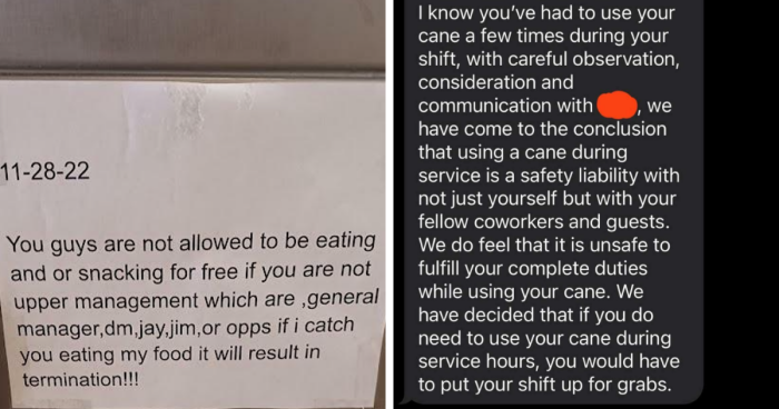 50 Employees Share The Absurd Things They Were Banned From Doing That Made Their Blood Boil