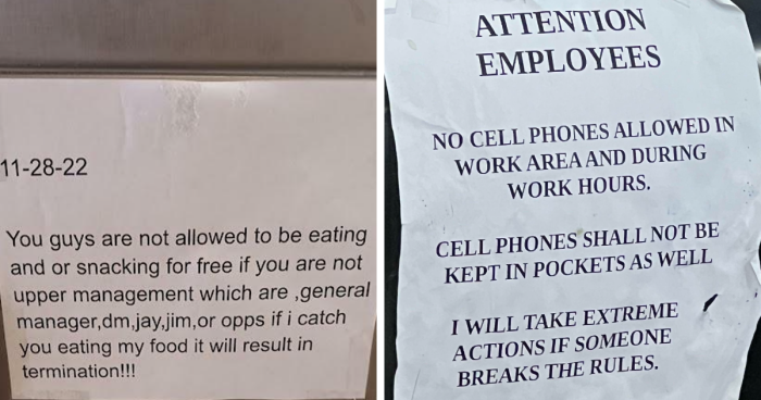 50 Employees Share The Absurd Things They Were Banned From Doing That Made Their Blood Boil