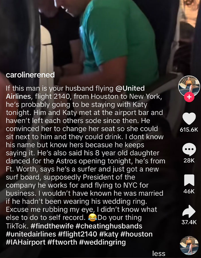 Woman Exposes Married Man Cheating Mid-Flight With Mistress Woman Exposes Married Man Cheating Mid-Flight With Mistress