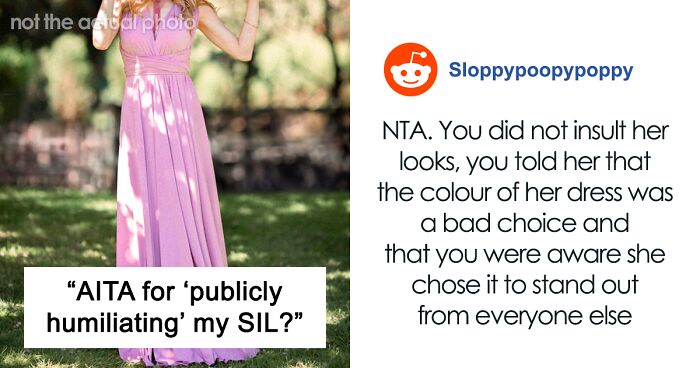 “She Is An Attention Seeker”: SIL Regrets Wearing Blush Pink Dress To Wedding