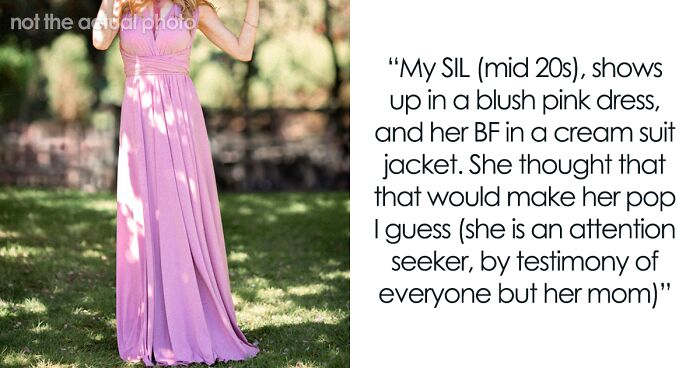 “She Is An Attention Seeker”: SIL Regrets Wearing Blush Pink Dress To Wedding