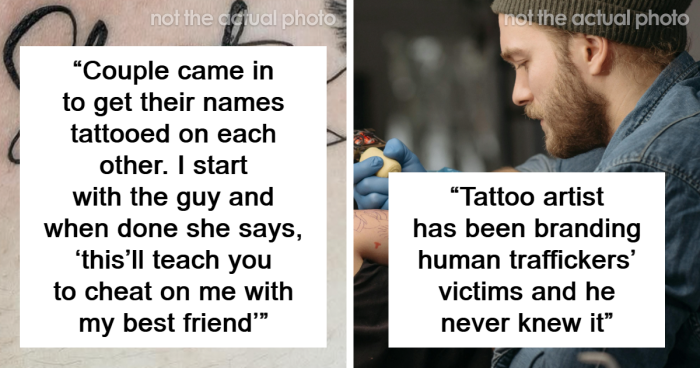 “We Were Like ‘Oh'”: 30 Tattoos That Artists Found Pretty Uncomfortable ...