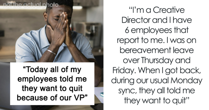Manager Returns From Bereavement Leave To Find All Of His Employees On The Verge Of Quitting