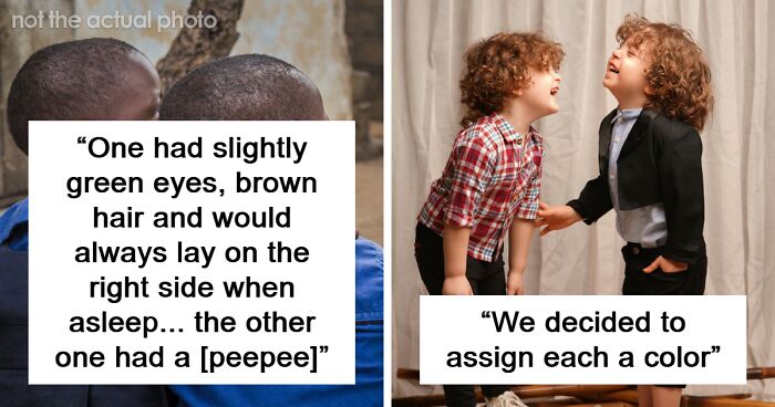 “Parents Of Identical Twins, How Did You Avoid Getting Them Confused As Babies?” (35 Answers)