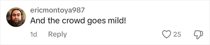 Comment by ericmontoya987: "And the crowd goes mild!" beneath a "Hawk Tuah Girl" appearance video. Comment by ericmontoya987: "And the crowd goes mild!" beneath a "Hawk Tuah Girl" appearance video.