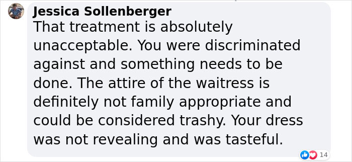 “We Have Buckled Down On Our Dress Code”: Woman Kicked Out Of Restaurant Over “Revealing” Outfit “We Have Buckled Down On Our Dress Code”: Woman Kicked Out Of Restaurant Over “Revealing” Outfit