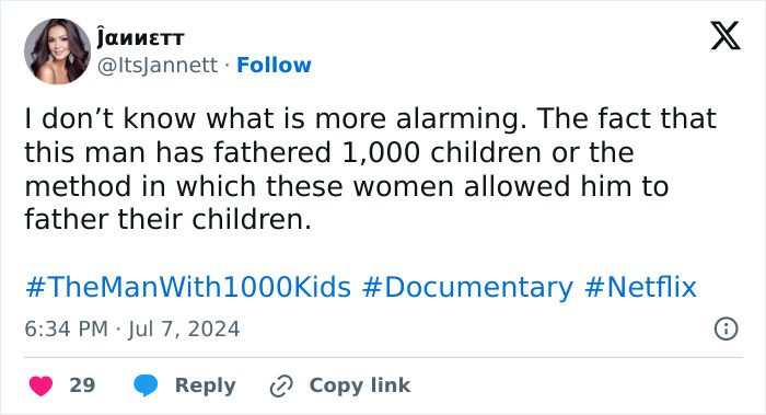 Netflix’s “The Man With 1,000 Kids” Stuns As Viewers Want To Lock Up Jonathan Jacob Meijer Netflix’s “The Man With 1,000 Kids” Stuns As Viewers Want To Lock Up Jonathan Jacob Meijer