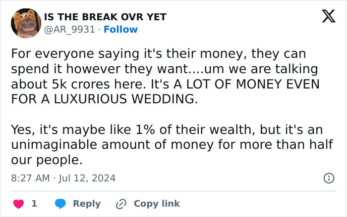 Billionaire’s Lavish Wedding Sparks Outrage As Invitations Cost More Than Average Salary Billionaire’s Lavish Wedding Sparks Outrage As Invitations Cost More Than Average Salary