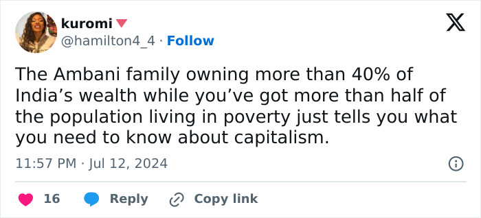 Billionaire’s Lavish Wedding Sparks Outrage As Invitations Cost More Than Average Salary Billionaire’s Lavish Wedding Sparks Outrage As Invitations Cost More Than Average Salary