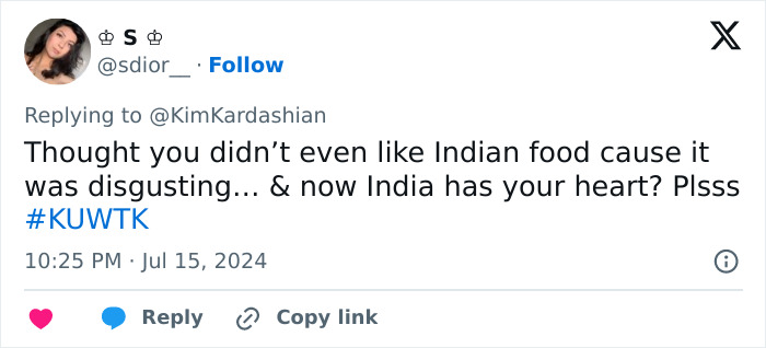 Kim Kardashian Serves Indian Food “Just For The Camera” Years After Calling It “Disgusting” Kim Kardashian Serves Indian Food “Just For The Camera” Years After Calling It “Disgusting”