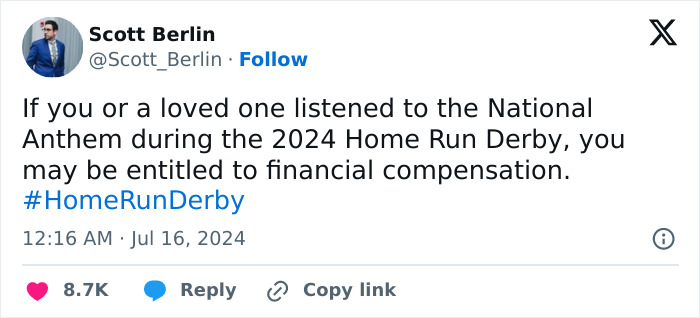 A Divided America Unites To Slam “Worst National Anthem” Rendition At Home Run Derby A Divided America Unites To Slam “Worst National Anthem” Rendition At Home Run Derby