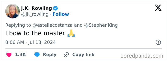 Stephen King Slams J.K. Rowling's Math In Heated Verbal Spat Stephen King Slams J.K. Rowling's Math In Heated Verbal Spat