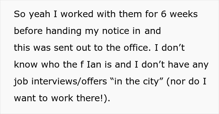 Boss Sends Out Unhinged Email To Entire Office After Woman Quits Horrible Job Boss Sends Out Unhinged Email To Entire Office After Woman Quits Horrible Job