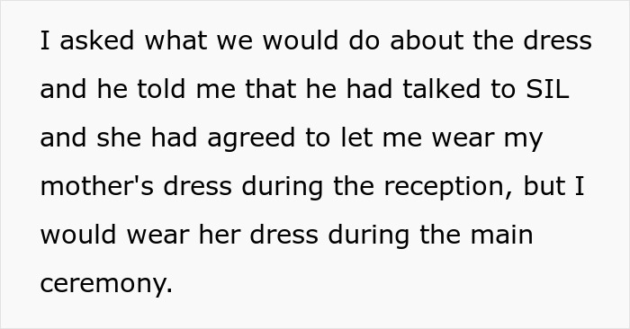 Man Defends Sister After Fiancée Refuses To Wear Her Wedding Dress, Ends Up Single Man Defends Sister After Fiancée Refuses To Wear Her Wedding Dress, Ends Up Single