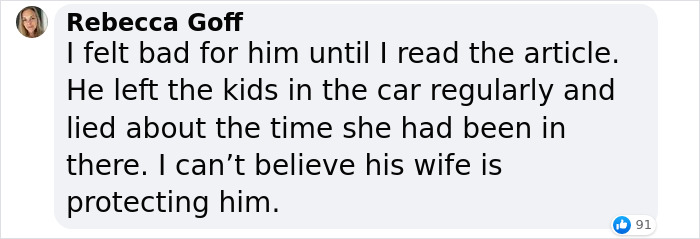 Wife Defends Dad Who Tragically Left Two-Year-Old Daughter In Hot Car While Playing Video Games Wife Defends Dad Who Tragically Left Two-Year-Old Daughter In Hot Car While Playing Video Games