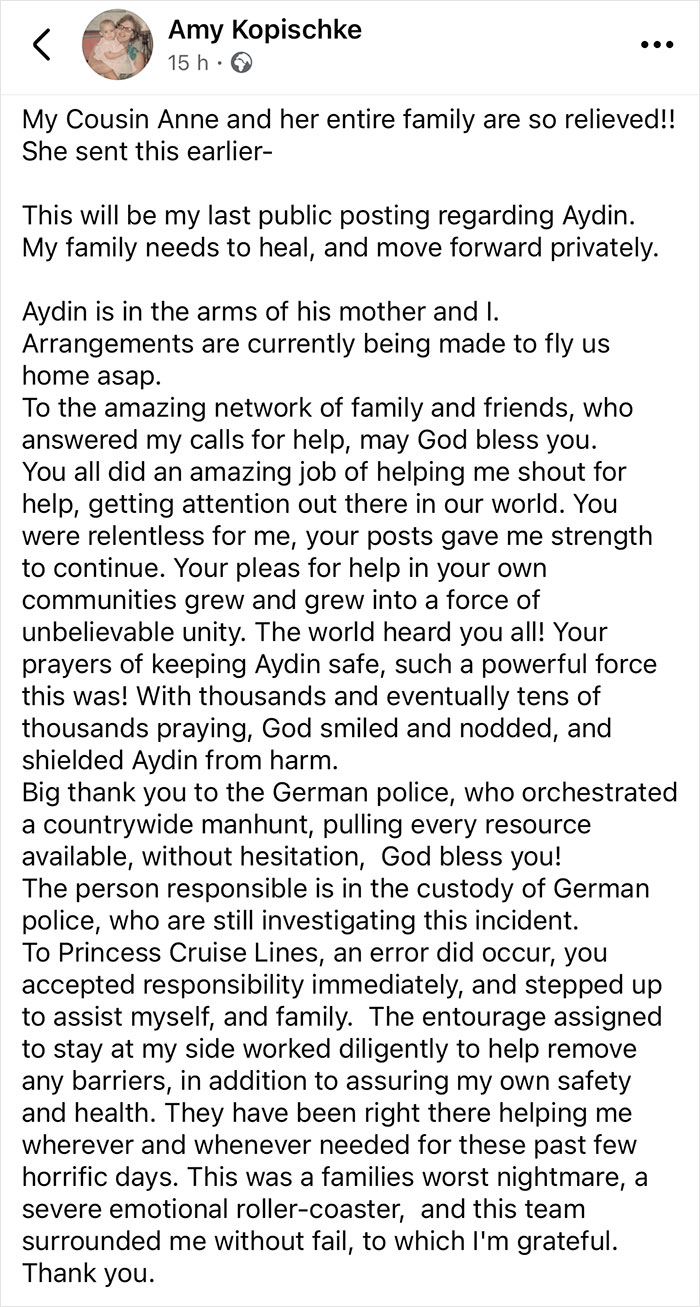 14-Year-Old Who Vanished From Cruise Ship Turns Up Over 150 Miles Away 14-Year-Old Who Vanished From Cruise Ship Turns Up Over 150 Miles Away