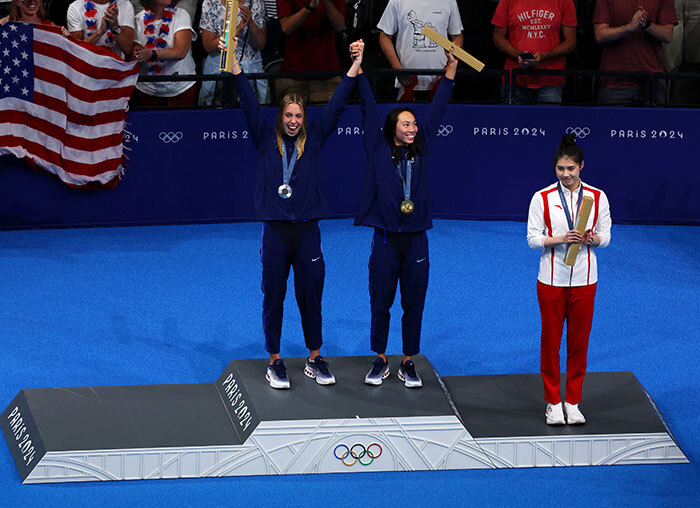“Awkward”: Winner Asks Teammate To Share Olympic Podium To “Listen To The National Anthem Together” “Awkward”: Winner Asks Teammate To Share Olympic Podium To “Listen To The National Anthem Together”