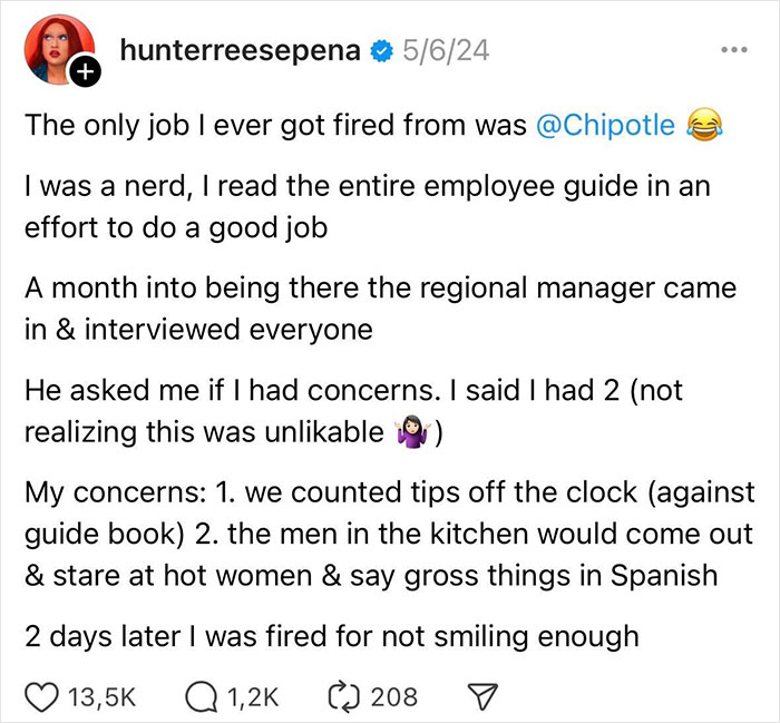 Hollywood Actor Sheds Light On Low-Wage Workers After Revealing They Were Fired From Chipotle Hollywood Actor Sheds Light On Low-Wage Workers After Revealing They Were Fired From Chipotle