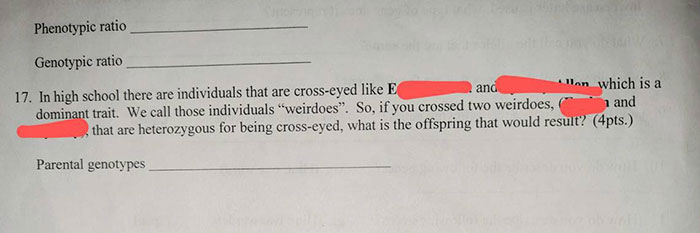 California Teacher Under Fire For “Racist” Biology Exam That Openly Mocked Students California Teacher Under Fire For “Racist” Biology Exam That Openly Mocked Students