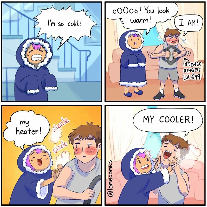 New Relatable Slice-Of-Life Comics By Lome