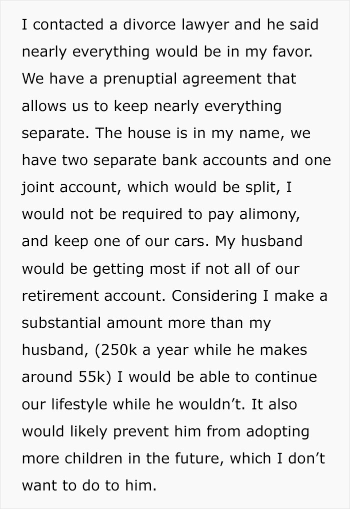“AITA For Refusing To Adopt Another Child And Possibly Divorcing My Husband Over It?” “AITA For Refusing To Adopt Another Child And Possibly Divorcing My Husband Over It?”