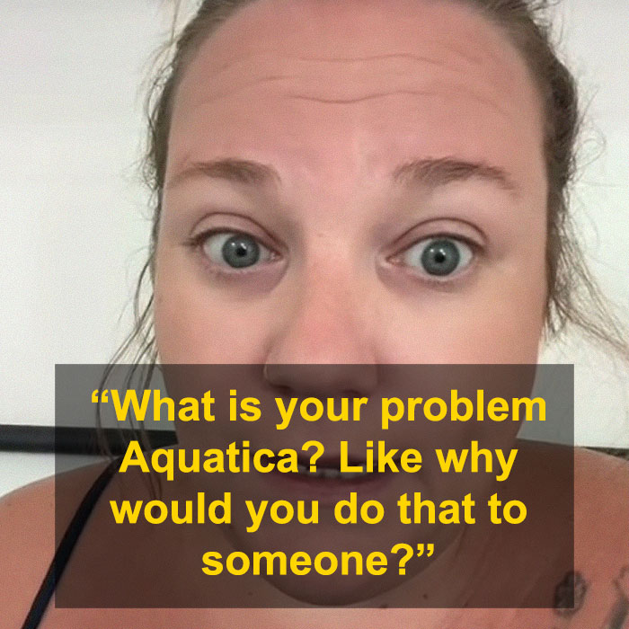 Woman Denounces SeaWorld Over Humiliating Waterslide Incident Woman Denounces SeaWorld Over Humiliating Waterslide Incident