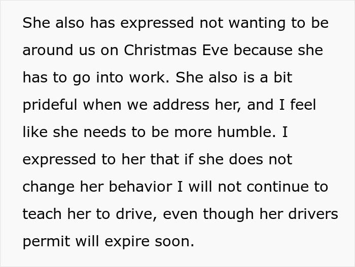 Parents Are Sick Of Their 18 Y.O.’s Behavior, So They Decide To Stop Her Driving Lessons Parents Are Sick Of Their 18 Y.O.’s Behavior, So They Decide To Stop Her Driving Lessons