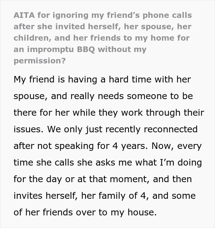 Woman Invites Herself To A Friend’s House To Throw A Party For Family And Friends, Gets Ghosted Woman Invites Herself To A Friend’s House To Throw A Party For Family And Friends, Gets Ghosted