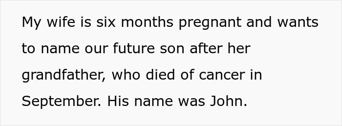 Husband Refuses To Name Son 'John Doe' Thinking About The Problems He'll Face, Upsets Wife Husband Refuses To Name Son 'John Doe' Thinking About The Problems He'll Face, Upsets Wife