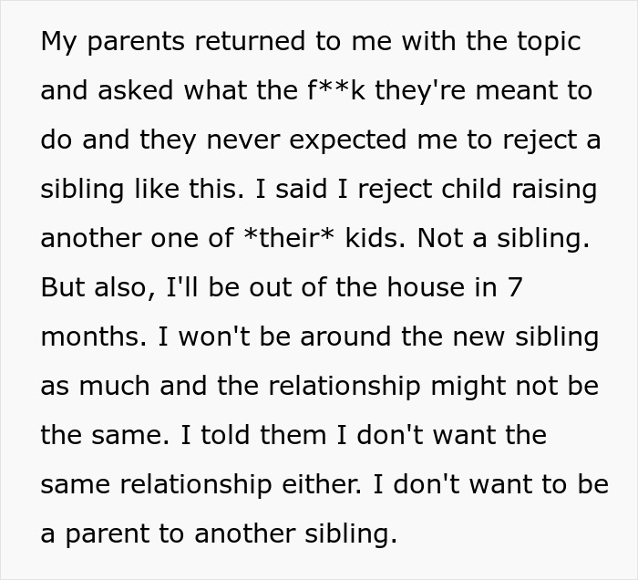 Teen Son Tells Parents To Place Their Baby For Adoption If They Won’t Raise It, They Are Outraged Teen Son Tells Parents To Place Their Baby For Adoption If They Won’t Raise It, They Are Outraged