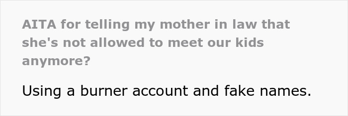 Mom Is Appalled To Learn MIL Filled 8YO Son's Head With Hate Towards Adopted 5YO Sister Mom Is Appalled To Learn MIL Filled 8YO Son's Head With Hate Towards Adopted 5YO Sister