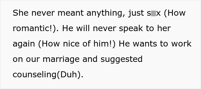 Wife Plans Revenge After She Learns Hubby Is Having An Affair Because He “Has Needs” Wife Plans Revenge After She Learns Hubby Is Having An Affair Because He “Has Needs”