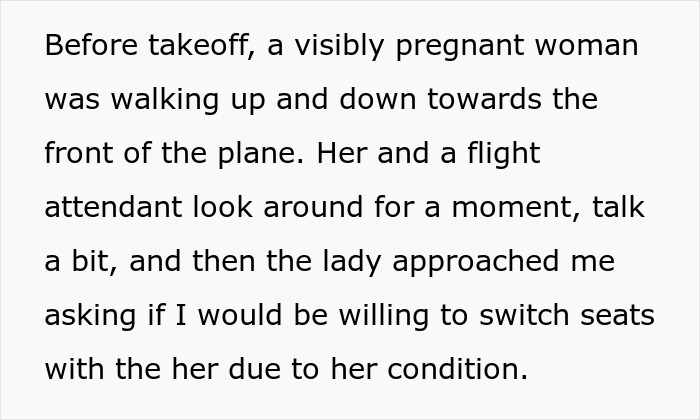 12-Hour Flight Turns Torturously Awkward After Man Refuses To Give Up Seat To Heavily Pregnant Passenger 12-Hour Flight Turns Torturously Awkward After Man Refuses To Give Up Seat To Heavily Pregnant Passenger