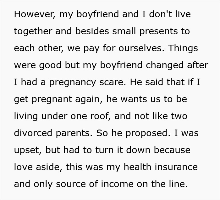 Woman Seeks Support Online By Giving Her Reasons For Rejecting BF’s Proposal, Gets A Reality Check Instead Woman Seeks Support Online By Giving Her Reasons For Rejecting BF’s Proposal, Gets A Reality Check Instead