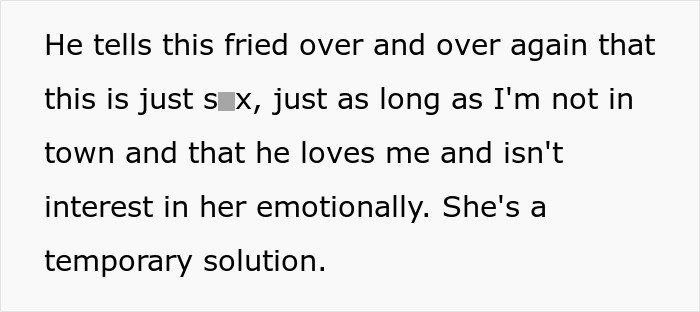 Wife Plans Revenge After She Learns Hubby Is Having An Affair Because He “Has Needs” Wife Plans Revenge After She Learns Hubby Is Having An Affair Because He “Has Needs”
