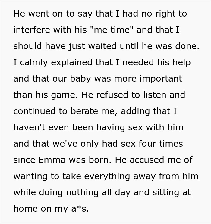 New Mom Decides To Leave Husband After His Reaction To Her Unplugging Wi-Fi So He Could Help Her New Mom Decides To Leave Husband After His Reaction To Her Unplugging Wi-Fi So He Could Help Her